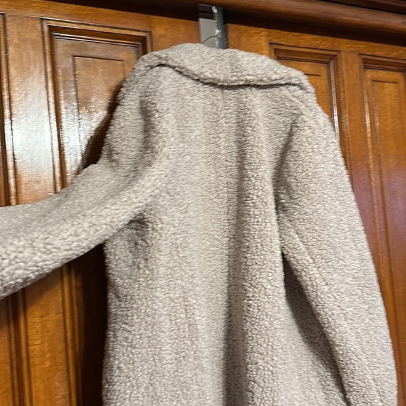 J Crew Teddy Sherpa Topcoat in Nantucket Fog - Picture 7 of 7
